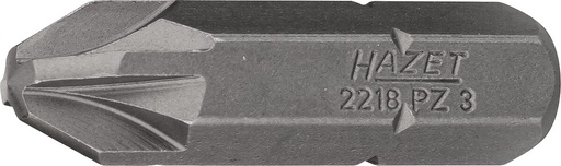 [2218-PZ3] Screwdriver bit, Pozidriv PZ3, 5/16″ (8 mm) hex (2218-PZ3, HAZET)