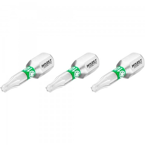 [2223N-T10/3] Atsuktuvo antgalis, žvaigždinis Torx T10, 1/4″ (6,3 mm) šešiabriaunis (2223N-T10/3, HAZET)