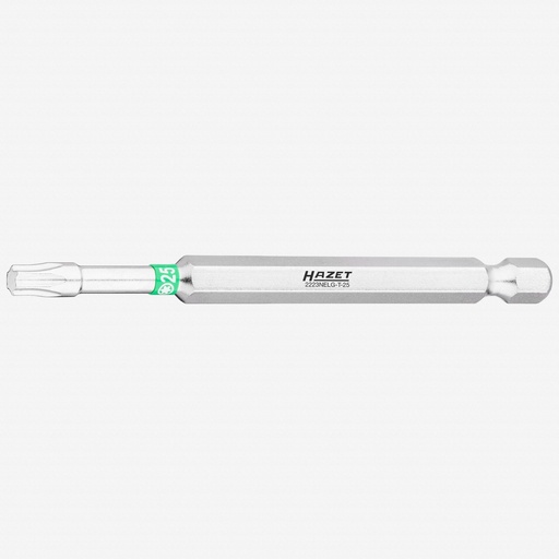 [2223NELG-T25] Atsuktuvo antgalis, žvaigždinis Torx T25, 1/4″ (6,3 mm) šešiabriaunis (2223NELG-T25, HAZET)