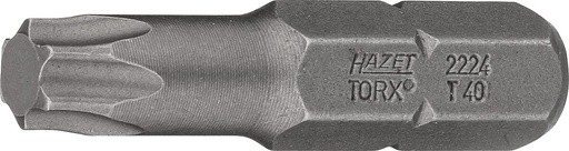 [2224-T40] Screwdriver bit, Torx T40, 5/16″ (8 mm) hex (2224-T40, HAZET)