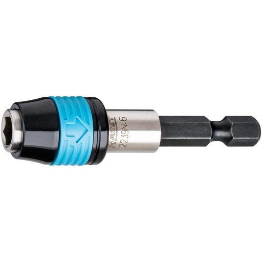 [2239N-6] Adapteris 1/4″ (6,3 mm) sešstūris (pilns) → 1/4″ (6,3 mm) sešstūris (dobjš), 60 mm (2239N-6, HAZET)