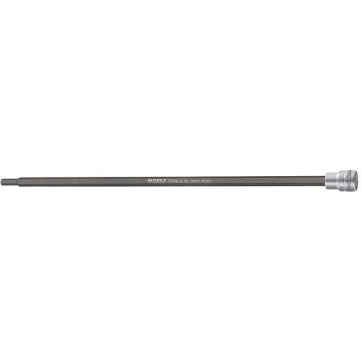 [2584LG-1A] Drive shaft screwdriver socket, 3/8" (10 mm), hollow, inside hex 6 mm (2584LG-1A, HAZET)