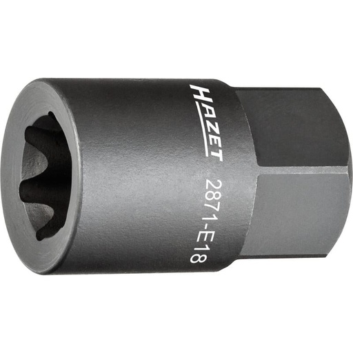 [2871-E18] Brake caliper socket E18, 22 mm external hex (2871-E18, HAZET)