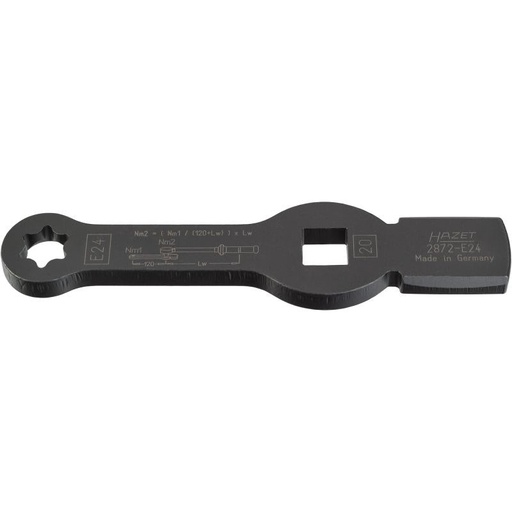 [2872-E24] Trieciena (sitamā) gredzenatslēga E24, 3/4″ piedziņa (2872-E24, HAZET)