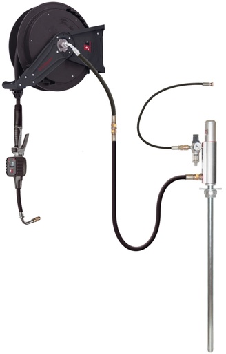 [137-05] 3:1 oil pump kit with reel and meter (137-05, EUROLUBE)