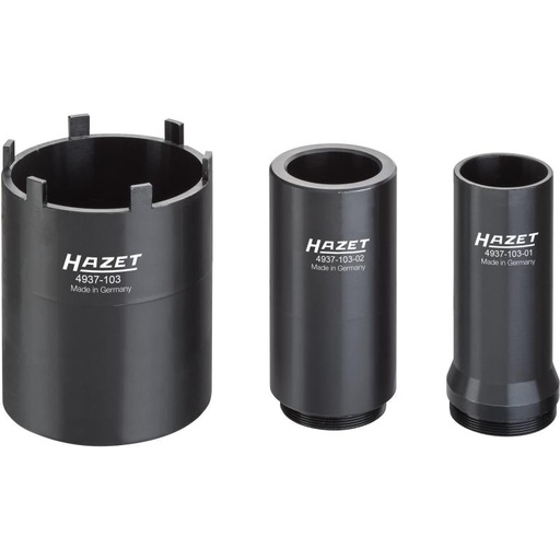 [4937-103/3] Commercial vehicle pin wrench set, 3/4" (20 mm) square, 3 pcs (4937-103/3, HAZET)