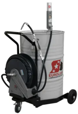 [137-23] Mobile oil dispensing system for drums (137-23, EUROLUBE)