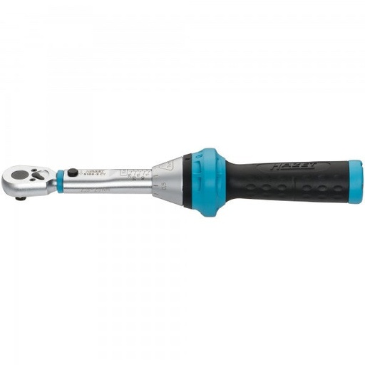 [5108-3CTCAL] Torque wrench 2.5 – 25 Nm, 1/4 inch, with DAkkS calibration certificate (5108-3CTCAL, HAZET)