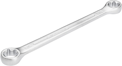 [609-E20XE24] Dvigubas žiedinis raktas, išorinis E-TORX® profilis, E20 × E24 (609-E20XE24, HAZET)