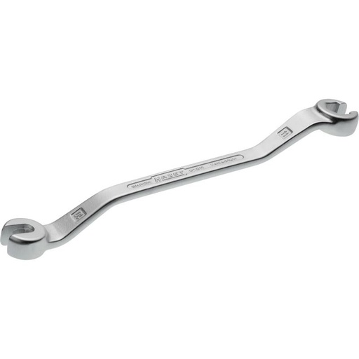 [612N-10X11] Open double box-end wrench, outside hexagon profile, 10 × 11 mm (612N-10X11, HAZET)