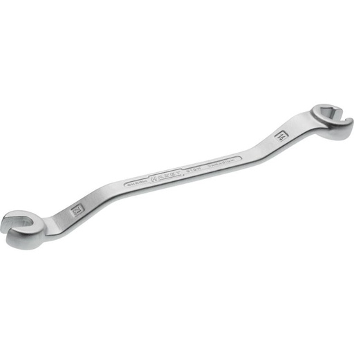 [612N-12X14] Open double box-end wrench, outside hexagon profile, 12 × 14 mm (612N-12X14, HAZET)