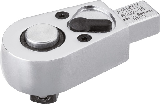 [6402-1S] Insert reversible ratchet - 9 x 12 mm insert square, solid (6402-1S, HAZET)