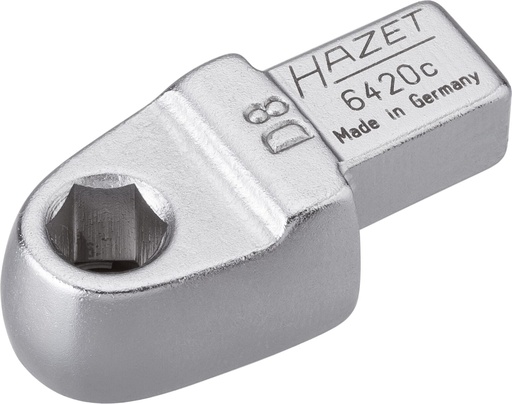 [6420C] Ievietojamais uzgaļu turētājs - 9x12 mm kvadrāts, viengabala (6420C, HAZET)