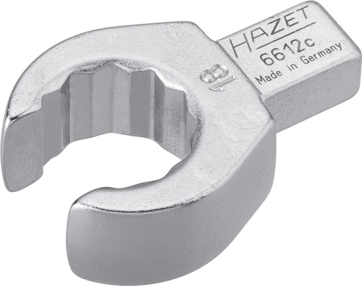 [6612C-18] Įstatomas žiedinis raktas atviro tipo 9x12mm, 18mm (6612C-18, HAZET)