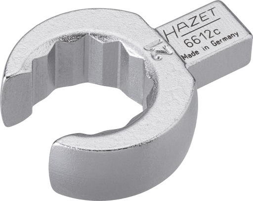 [6612C-21] Įstatomas žiedinis raktas atviro tipo 9x12mm, 21mm (6612C-21, HAZET)