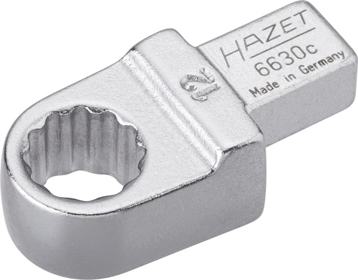 [6630C-12] Insert box-end wrench, 12-point - 9 x 12 mm insert square, solid (6630C-12, HAZET)