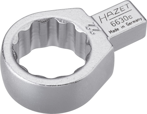 [6630C-22] Insert box-end wrench, solid, 9x12mm, 22mm (6630C-22, HAZET)
