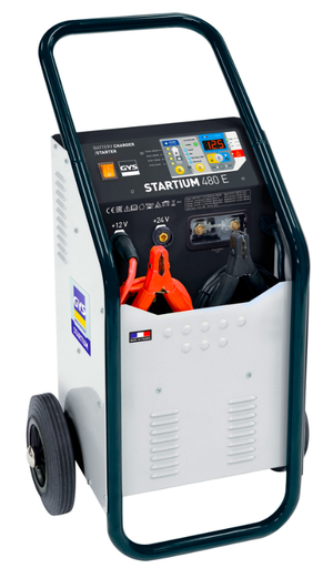 [026483] Akumuliatorių starteris ir įkroviklis STARTIUM 480E (12/24 V) (026483, GYS)