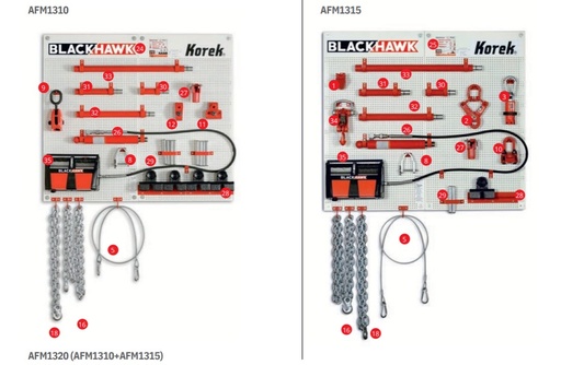 [AFM1320] KOREK PULL SET - 2 HYDRAULIC UNITS