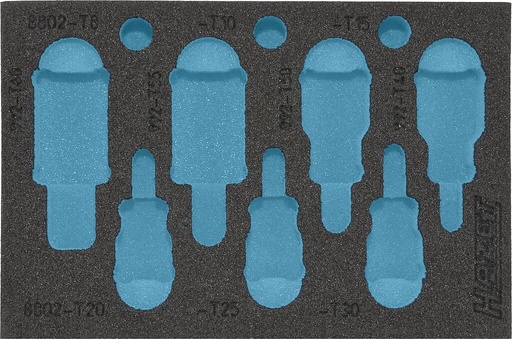 [163-218L] Two-component foam tool insert (163-218L, HAZET)