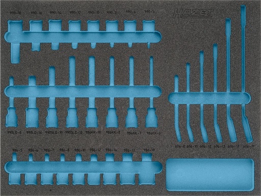 [163-367L] Two-component foam tool insert (163-367L, HAZET)