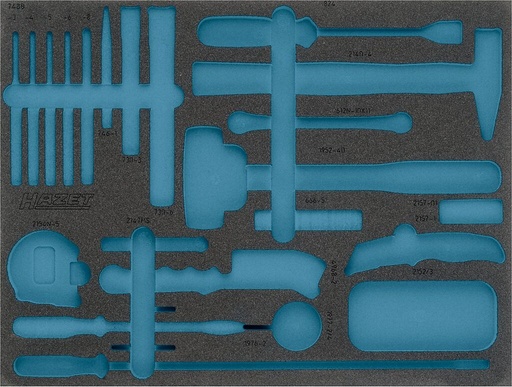 [163-372L] Two-component foam tool insert (163-372L, HAZET)