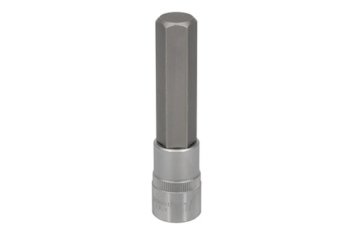 [S09H4317] Galvutė su šešiabriauniu (HEX) antgaliu 1/2", dydis: H17, L: 100 mm, CR-V/S2 (S09H4317, PRIDE)