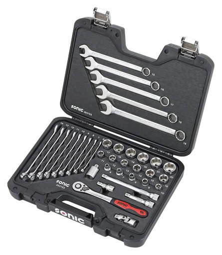 [203703] Bit socket set 3/8 in. BMCS, 37 pcs (203703, SONIC)