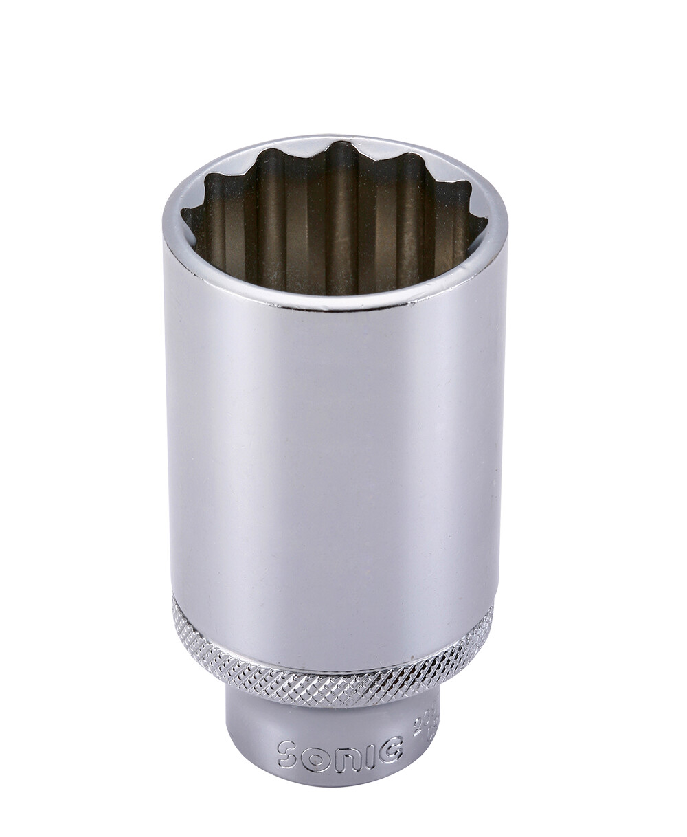 Sonic ilga smūginė galvutė 1/2" 1-3/16" 12-briaunė SAE (2397730, SONIC)
