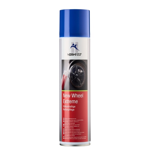 [2897-338-400] NEW WHEEL EXTREME padangų valiklis su silikonu 400ml (2897-338-400, NORMFEST)