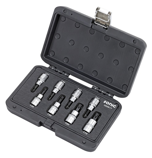 [300817] TORX muciņu komplekts 1/2 collas, 8 gab. (300817, SONIC)
