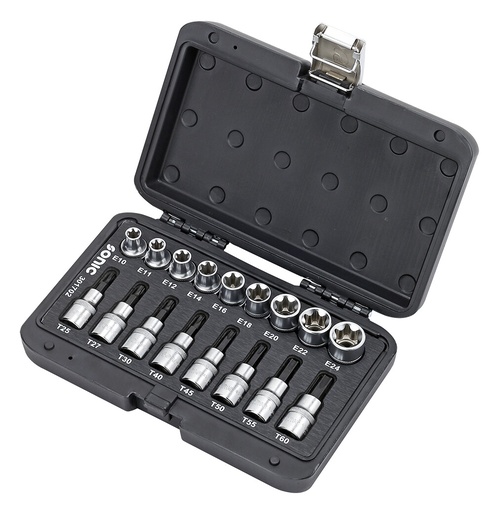 [301702] 1/2 socket set (17 pcs) (301702, SONIC)