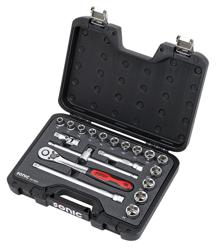 [301904] BMCS 1/2 Socket Set (19 pcs) (301904, SONIC)