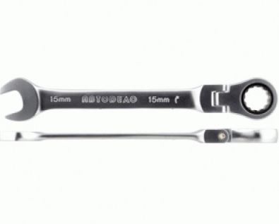 [30223] Combination ratcheting wrench, flexible head, 23x23 mm, AVTODELO (30223, BALTWERK)