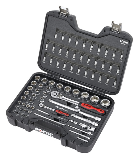 [307603] BMCS 1/4 and 1/2 Socket Set (76 pcs) (307603, SONIC)