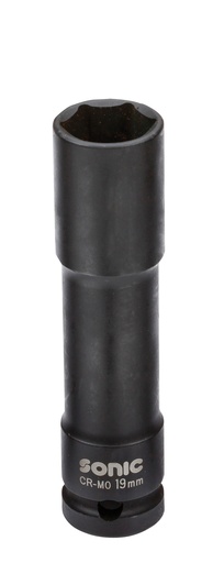 [3310219] Impact socket 1/2 long thin wall 19mm (3310219, SONIC)