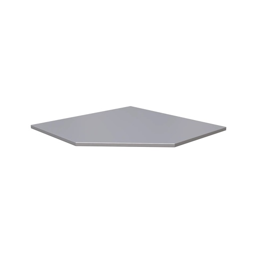 [47987] NEXT MSS stainless steel corner worktop, 875×500×20 mm (47987, SONIC)