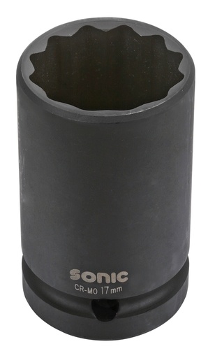 [33917] Trieciena muciņa 1/2 12-stūru 17mm (33917, SONIC)