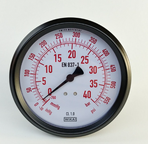 [DECKMAN3161] Low-pressure manometer -1+17bar (blue), for NEXT station (DECKMAN3161, ECOTECHNICS)