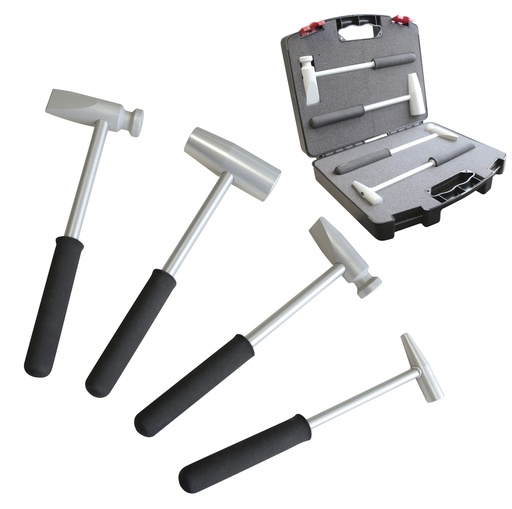 [020986] SET OF 4 ALUMINIUM HAMMERS (020986, GYS)