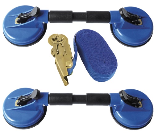 [051966] SET OF 2 WINDSCREEN SUCTION CUPS & STRAP (051966, GYS)