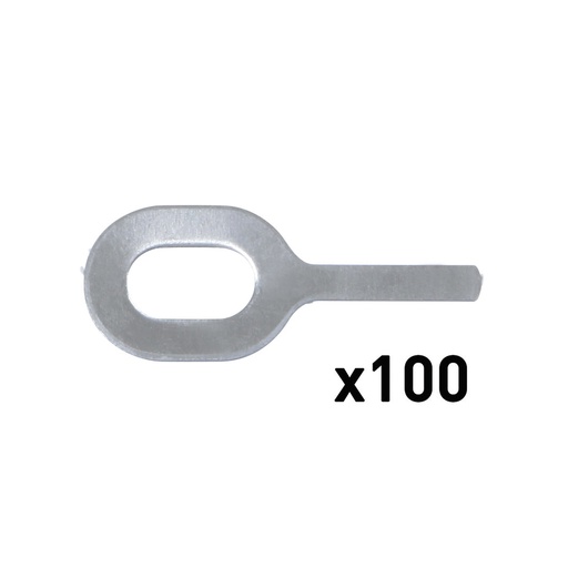 [059498] Tiesūs traukimo žiedai Nr.2, AlMg3 1,0 mm, ARCPULL, 100 vnt. (059498, GYS)