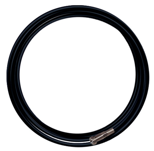 [062306] Carbon-Teflon wire liner 5 m, black, for stainless steel / aluminium, Ø 0,6 / 0,8 mm (062306, GYS)