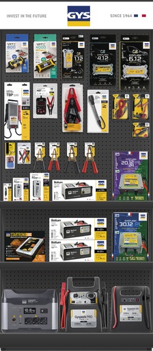 [062429] POINT OF SALE DISPLAY CHARGER FA1 (with GYS display) (062429, GYS)