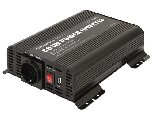 [067332] Sprieguma pārveidotājs (invertors) PSW 601W - 12V - ar ON/OFF tālvadību (067332, GYS)