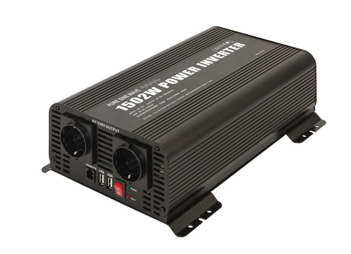 [067370] Sprieguma pārveidotājs (invertors) PSW 1502W - 12V - ar tālvadību (067370, GYS)