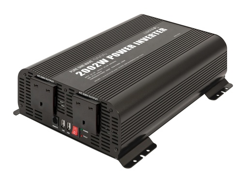 [067424] POWER INVERTER PSW 2002W - 24V - REMOTE CONTROL DISPLAY - UK (067424, GYS)