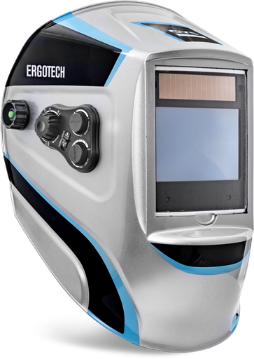 [068650] Welding helmet ERGOTECH+ 3/5-13 G SILVER TRUE COLOR (068650, GYS)