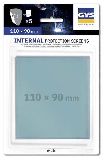 [076815] Inner protective lenses 110 × 90 mm (FLIP FLAP) (076815, GYS)