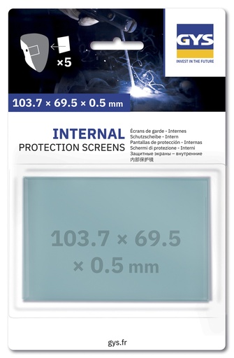 [077102] Vidiniai apsauginiai stikliukai 103,7 × 69,5 mm (ERGOTECH+/APOLLO) (077102, GYS)